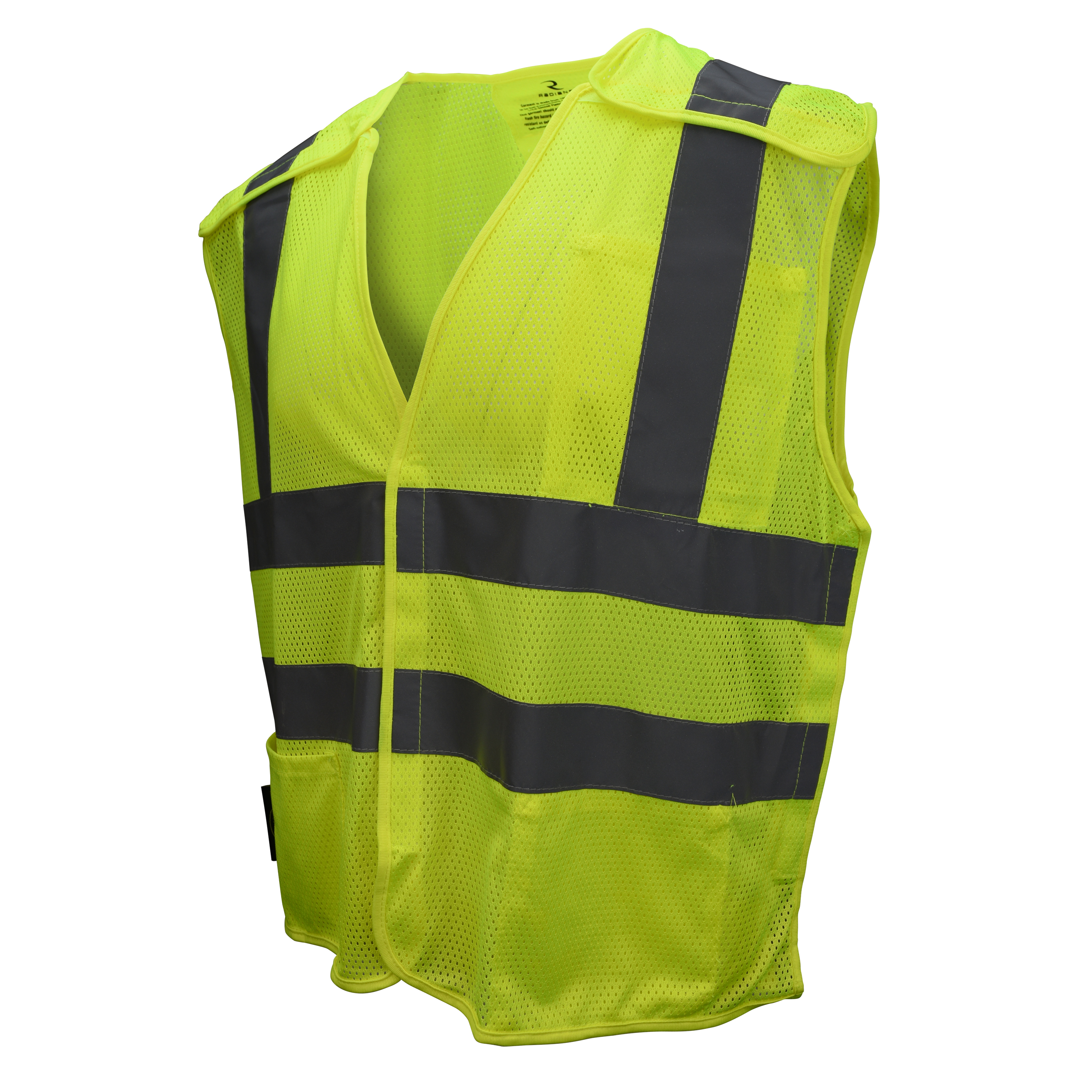 SV45-2 Type R Class 2 Self Extinguishing Mesh Breakaway Vest - Green - Size XL - Safety Vests